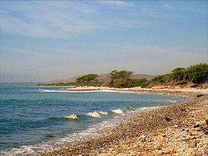 Playa Caracoles Beach, Azua